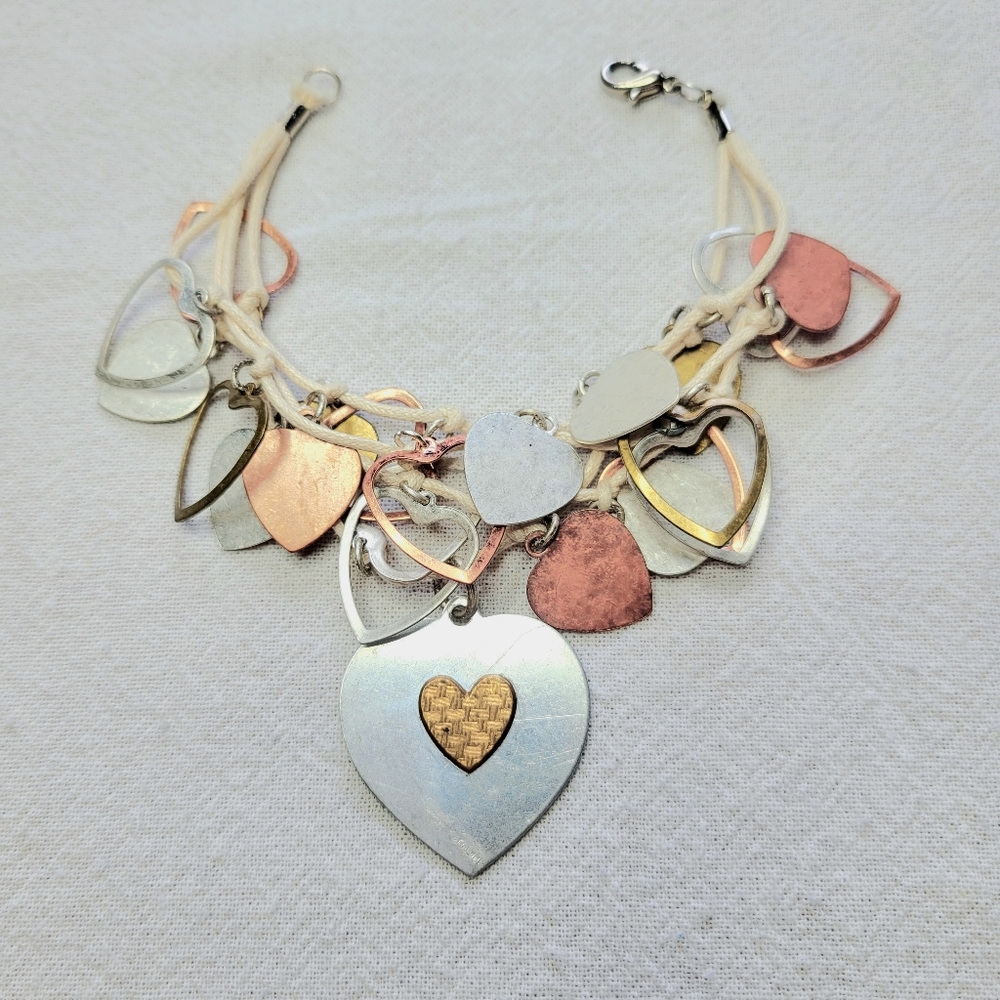 🌟Multi-Color Heart Charm Bracelet🌟